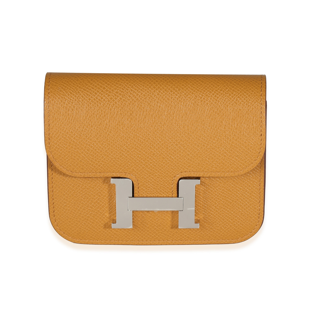 Hermès Sesame Epsom Constance Slim Wallet PHW